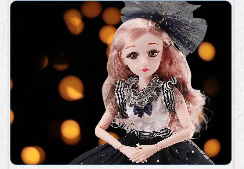 60 см bjd 1/3 кукла набор негабаритных Смарт одеваются свадьба девушка Изменить макияж кукла игрушка
