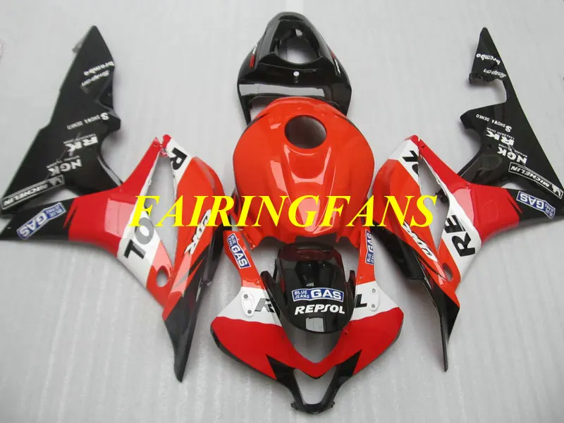 Инжекционный комплект обтекателей для HONDA CBR600RR F5 07 08 CBR 600 RR 600RR CBR600 2007 2008 ABS красный