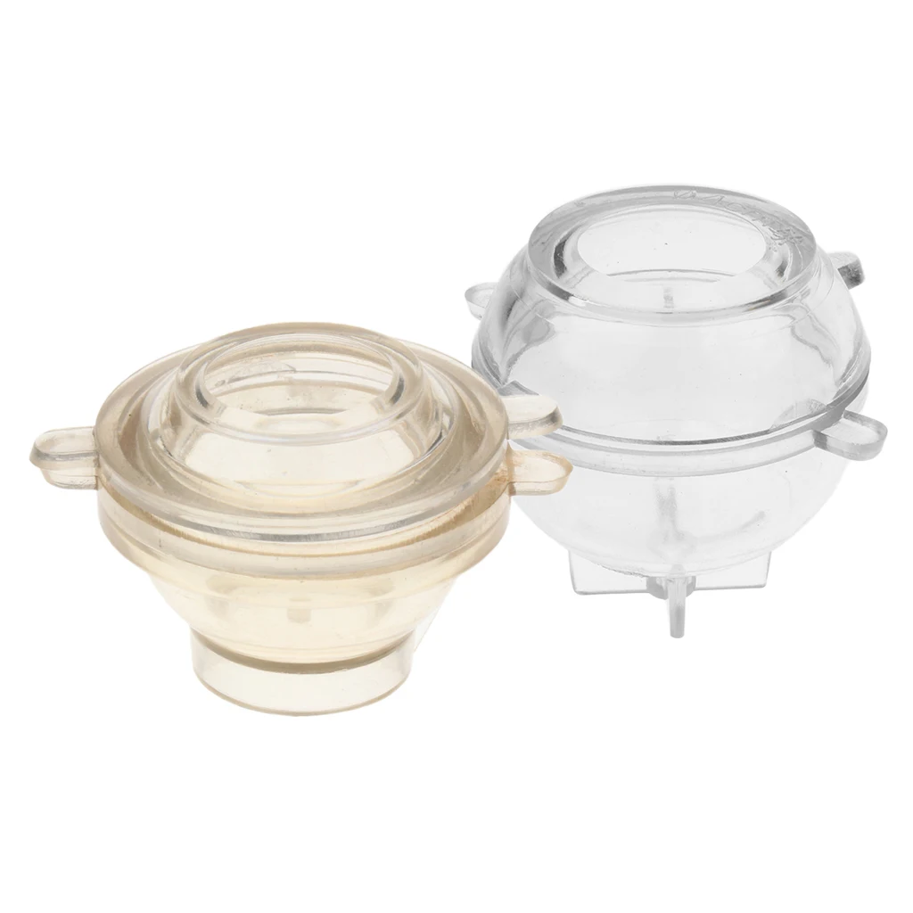 2 Pieces Round Sphere Shape  Candle Mould Soap Mold For Candle Making 4cm and 2.5cm