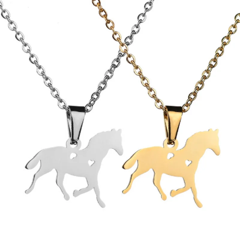 

My Little Necklace Cartoon Animal Stainless Steel Ornament Hot Selling Creative Pendant
