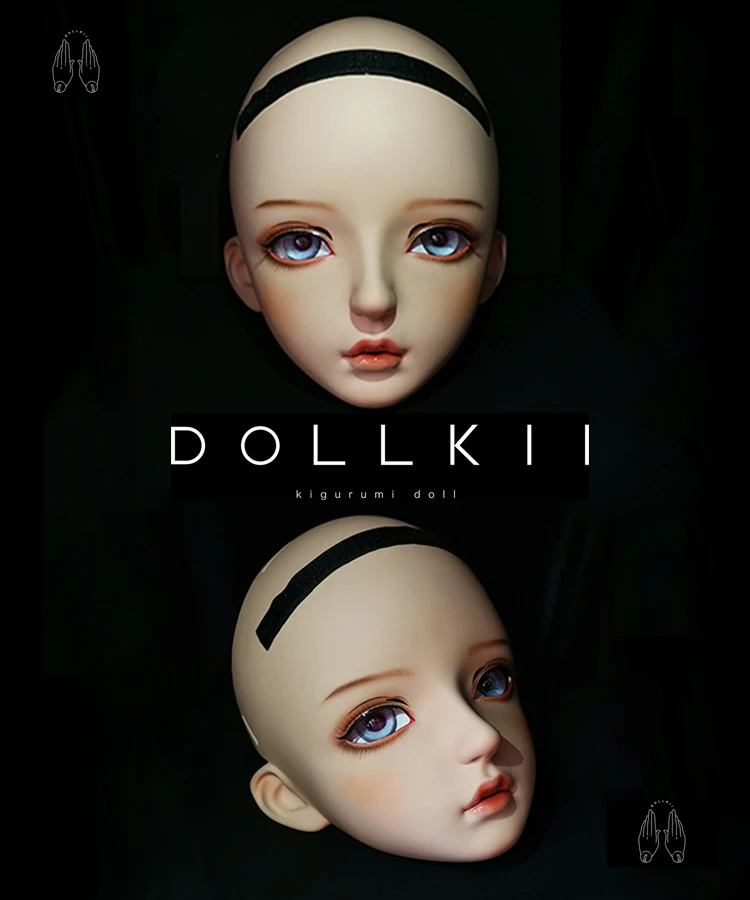 Dollkii 14) Женская Девушка кремнезема Косплей BJD переодевание кигуруми Голова маска Аниме ролевые игры вечерние Трансвестит кукольная маска