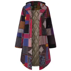 Зимнее женское пальто с капюшоном 2020 Новый стиль модное женское элегантное цветное однобортное пальто с длинным рукавом большого размера