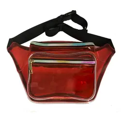 Унисекс Лазерная поясная сумка, повседневная, прозрачный пояс, большая емкость, сумки на плечо, модная сумка кошелек