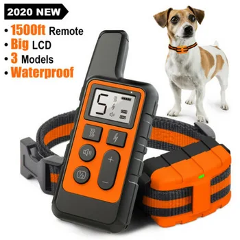 

Dog Shock Collars Waterproof USB Rechargeable Electric Dog Training Collar Remote Controller Electric Pet Dog Training Collar