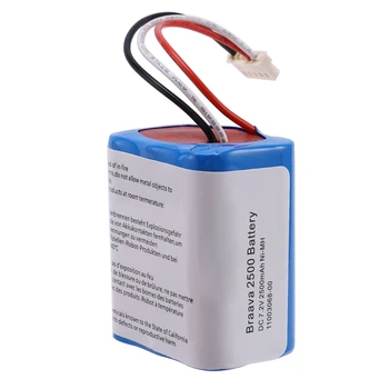 

-Suitable for iRobot Roomba Braava 380 380T Ni-MH 2500mAh 2.5Ah 7.2v rechargeable battery