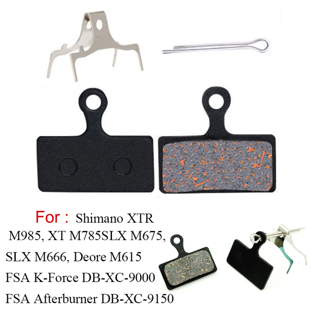 4 пары горных велосипедов дисковые Тормозные колодки для Shimano M988 M985 XT/TR M785/SLX M666 M675/Deore M615/Alfine S700