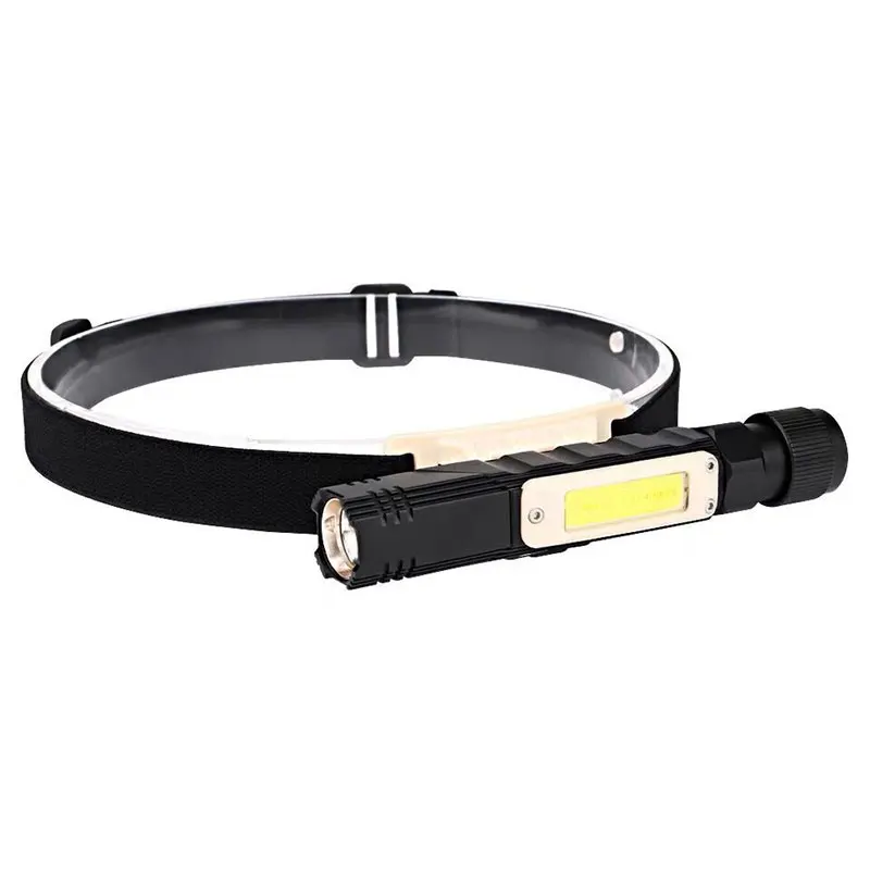 

Newest LED Head Light 360 Degree Adjustment Waterproof 90 Degree Folding USB Rechargeable Flashlight