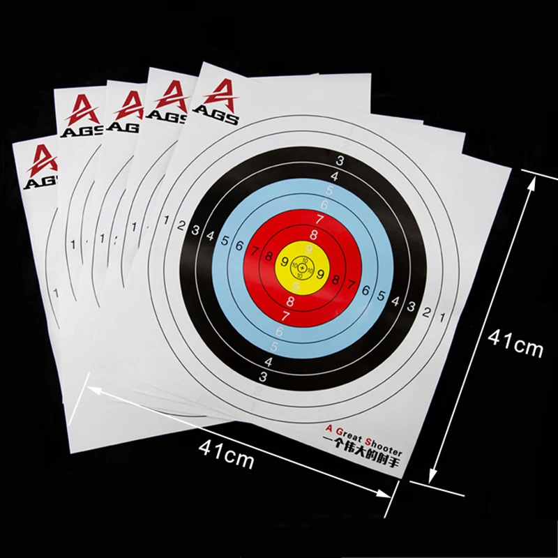 Archery Shooting Target Set 50 * 50 * 5cm EVA Foam Target With Target Papers Nails Outdoor Sports Hunting Archery Accessories