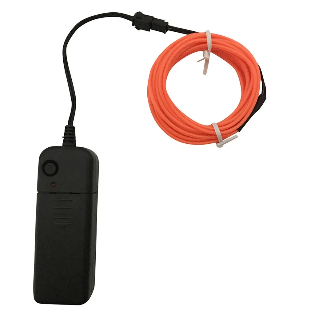 Гибкий светодиодный проводной Контролер светодиодной полосы Веревка светящийся Декор неоновая лампа USB контроллер - Испускаемый цвет: orange