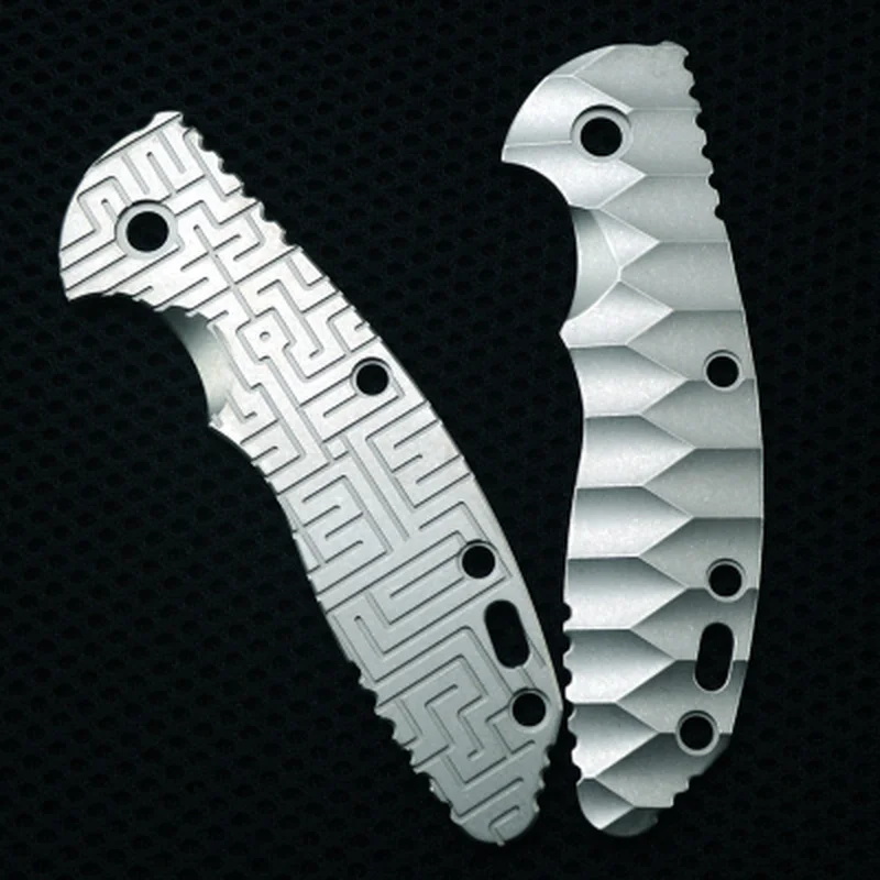 

1Pc Diy Knife Tools for XM-18 3.5 "Titanium Alloy Handle Chip for XM18 EDC Knife Handle Tool TC4 Knife Shank Patch Handle Plate