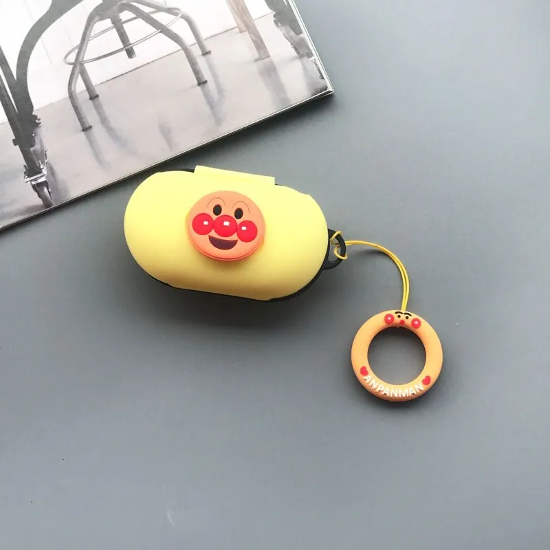 Мультяшный защитный чехол для samsung Galaxy Buds, беспроводной Bluetooth наушник, силиконовый чехол, водонепроницаемый противоударный чехол s - Цвет: 4
