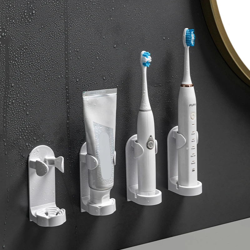 Electric Toothbrush Holder Traceless Toothbrush Stand Rack Wall-Mounted Bathroom Accessories Adapt 90% Electric Holde