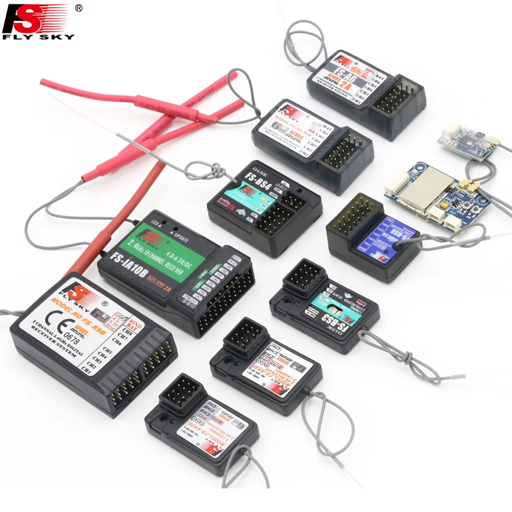 Récepteur FlySky FS-X6B compact, idéal pour les montages de drones FPV.