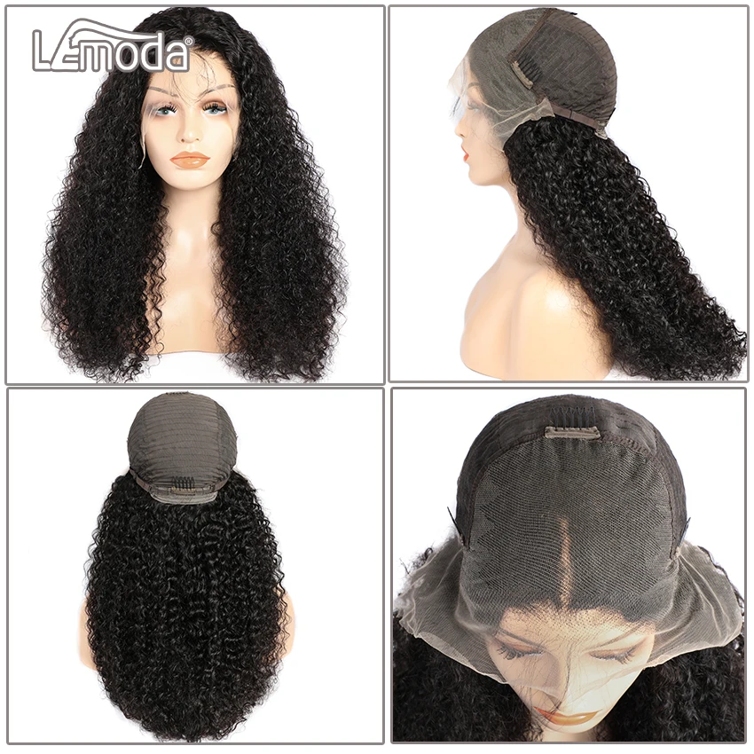 13X6 Deep Wave Lace Front Wig 13x4 HD Lace Frontal Wig Curly Human Hair Wigs Water Wave Transparent Wig For Women Remy Lemoda