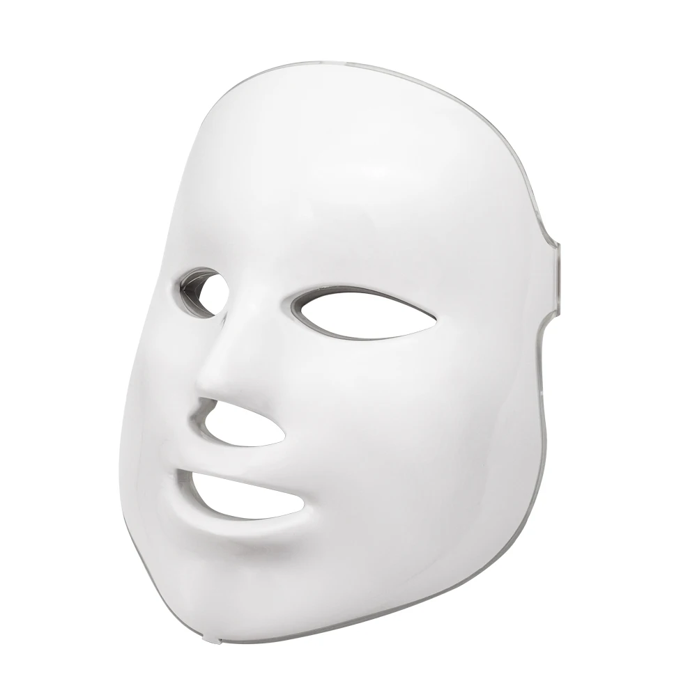 7 цветов светодиодный маска для лица Омоложение кожи против морщин, акне фотонная терапия отбеливающий подтягивающий Инструмент Уход за кожей лица маска