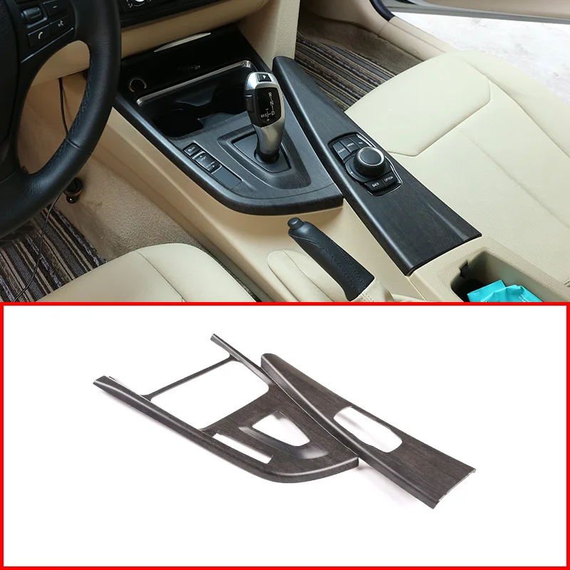 for-bmw-3-series-f30-f35-320-2013-2019-abs-red-carbon-fiber-oak-wood-grain-central-control-gear-shift-panel-trim-interior-1-pcs