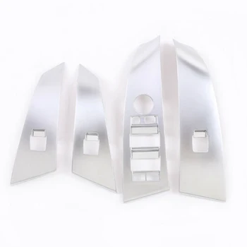 

4pcs Button Trim Cover Lift Switch Button Trim Fit For BMW 5 Series E60 E61