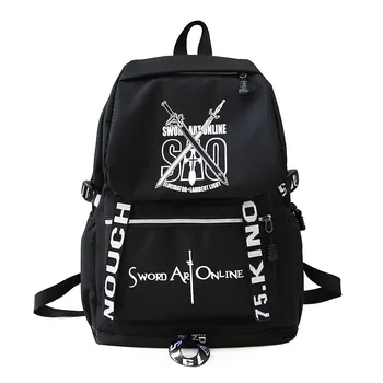 

2020 New Korean Backpack Outdoor Travel Fashion Middle School Student Schoolbag Men and Women Letters Printed Backpack