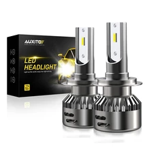 AUXITO 2x H1 H4 H7 светодиодный Canbus автомобильные фары для Mercedes W203 W204 W205 C Class 2001- H11 светодиодный лампы 48 Вт авто фары