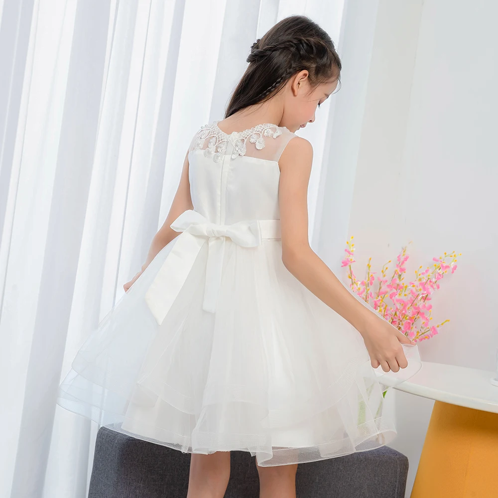 Vestidos para Meninas Festa de Casamento Vestido de Noite Verão Meninas Vestido Elegante Princesa Crianças Traje Roupas 3 10 Ano 2020 19 Mamãe e Bebê