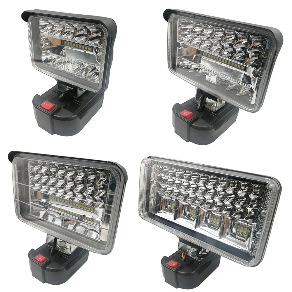 For Makita Cordless LED Spotlight 18V 3/4/5/7inch Working Light Lamp Li-ion Battery Supply USB Outdoor Emergency Lighting | Электроника