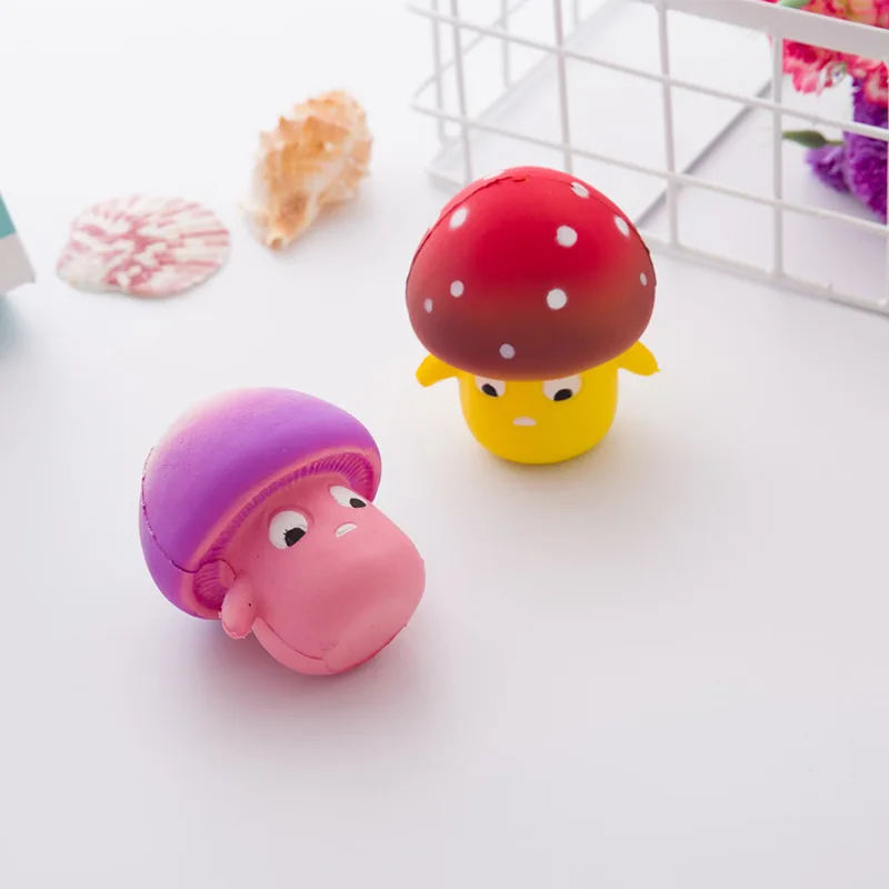Милый мультфильм гриб медленно отскок экстракт гриба игрушка-случайный