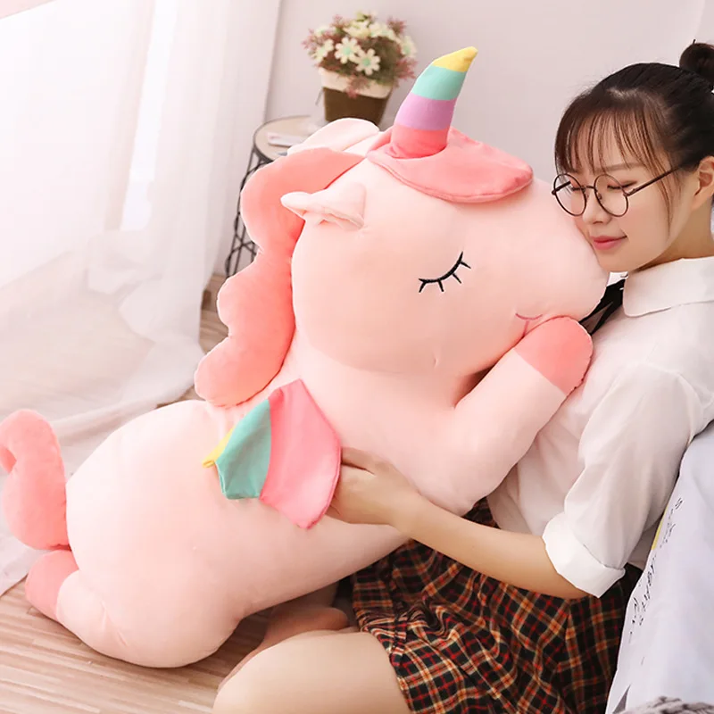 

Cute Online Celebrity Unicorn Doll Doll Plush Toys Lazy Pajama Pillow Doll Birthday Gift GIRL'S