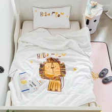 Детское мягкое и удобное стеганое одеяло с героями мультфильмов, воздухопроницаемое одеяло, тонкое стеганое одеяло с ворсом, постельные принадлежности, моющиеся постельные принадлежности