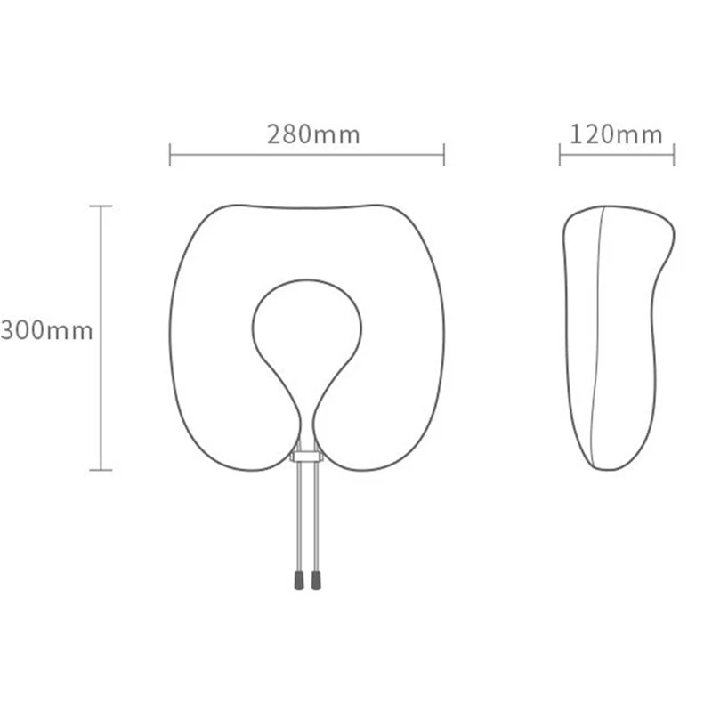 Дорожная подушка для шеи с эффектом памяти подушка для полета u-образная Подушка с эффектом памяти PW45506