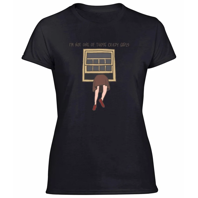 Print i'm not one of those crazy girls tshirt men oversize s-5xl Famous adult tshirts Pop Top Tee