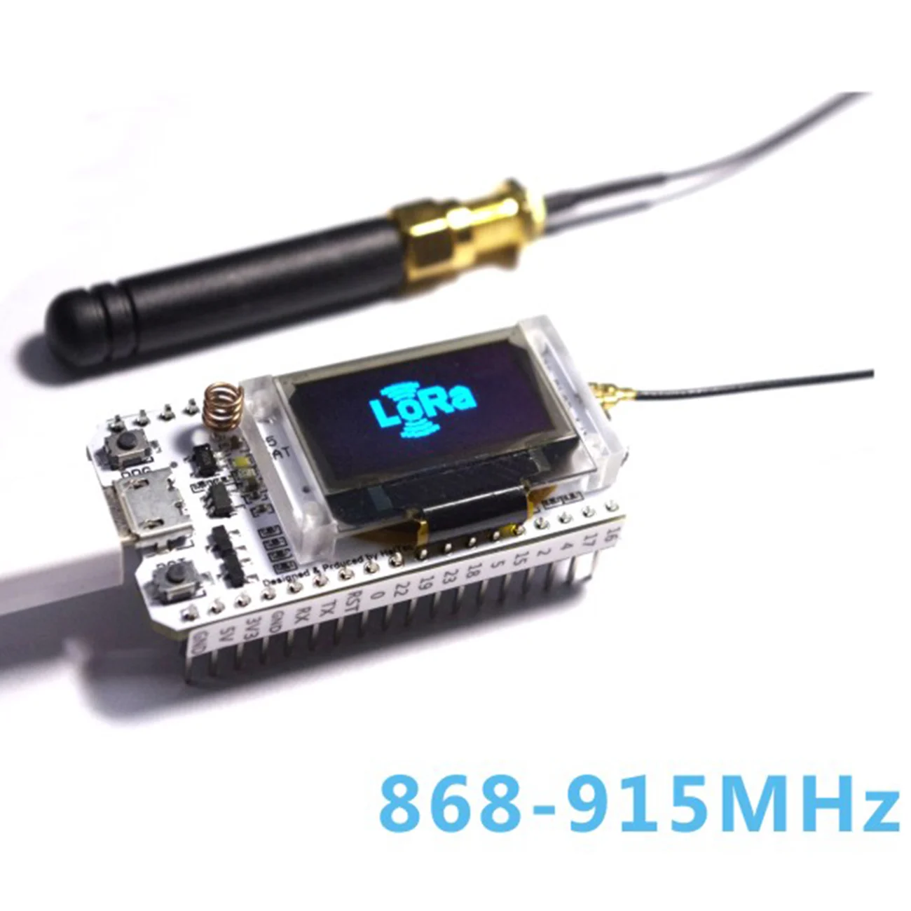 

2 PCS NEW 868 MHz-915 MHz SX1276 ESP32 LoRa 0.96 inch Azul Display OLED Bluetooth WIFI Kit Lora 32 V2 Development Board