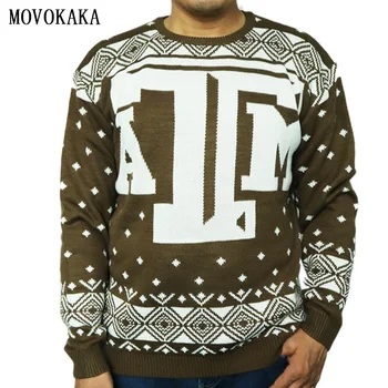 

Fashion Christmas Sweater Men Pullover Long Sleeve Pull Men Jumper Sweater Male Winter Pullovers Christmas Snowflake Sweater Man