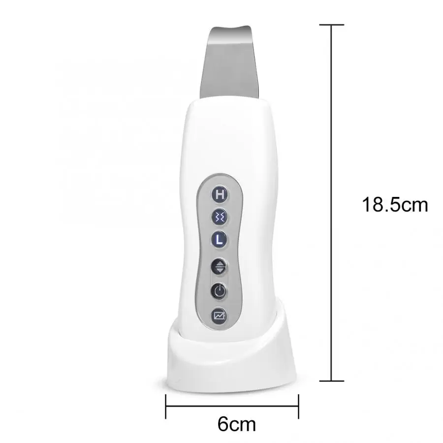 

Led Facial Mask Lifting and Tightening Skin Scrubber Cleaner Skin Peeling Face Pores Deep Cleansing EU Ultrasonic Face