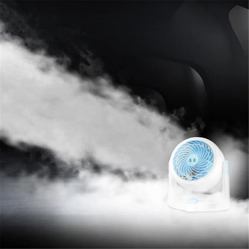 Technology Mini Desktop Fan Home Desktop Silent Turbine Convection Ventilation Fan Air Circulation Fan