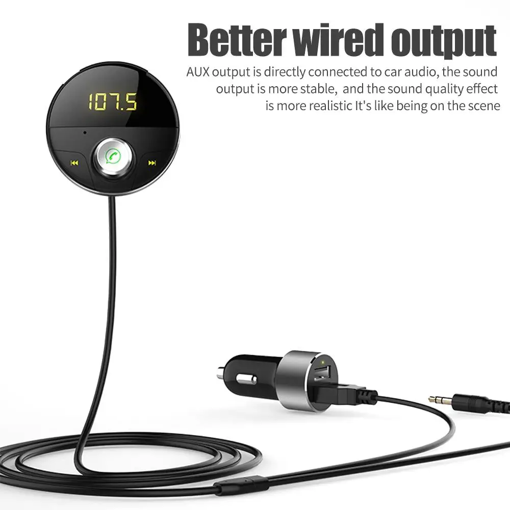 With charger Mp3-плеер автомобильный fm-передатчик Авто умный беспроводной Bluetooth передатчик Hands-Free TF карта 12-24V HY-62 электронный - Формат цифровых медиаданных: With charger