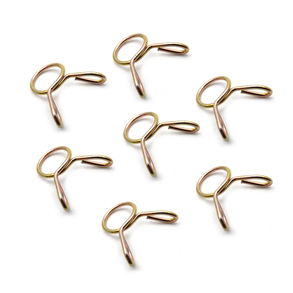 

10pcs 8mm Motorcycle Scooter ATV Moped Fuel Line Hose Tubing Spring Clips Clamp Motorcycle Accessories