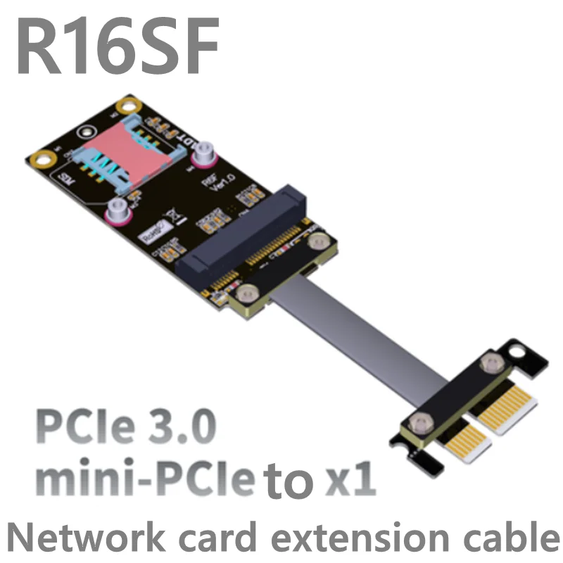 Удлинительный шнур PCIe x1 передается на беспроводную карту mini кабель mpcie PCIE