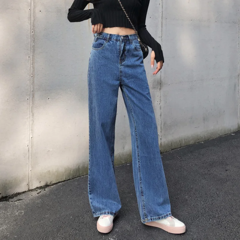 Slim Jeans Woman Elasticated High Waist 
