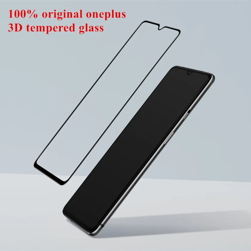 Для OnePlus 7T 7 Pro 6T 3D защита экрана из закаленного стекла черная с one plus оригинальная официальная посылка