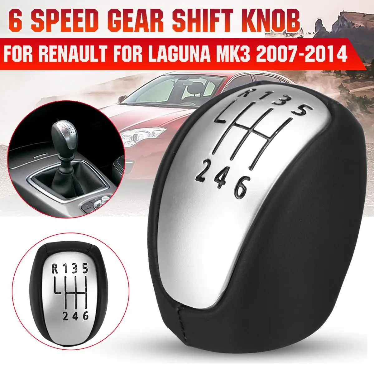 Levier de changement de vitesse 6 vitesses pour Renault Laguna Mk3 2007 –  2014, guêtre de démarrage - AliExpress
