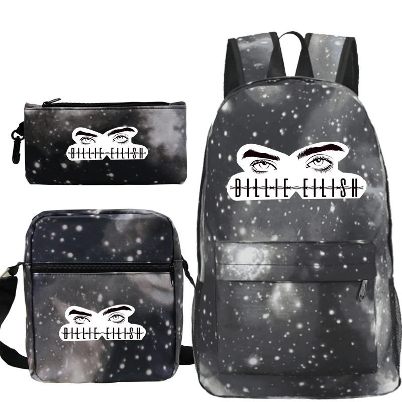 4 Billie Eilish, звездное небо, Mochilas, школьные сумки для мальчиков и девочек, рюкзак для путешествий, Bolsa Escolar, сумка через плечо, ручка, сумки, сумка для ноутбука - Цвет: 4