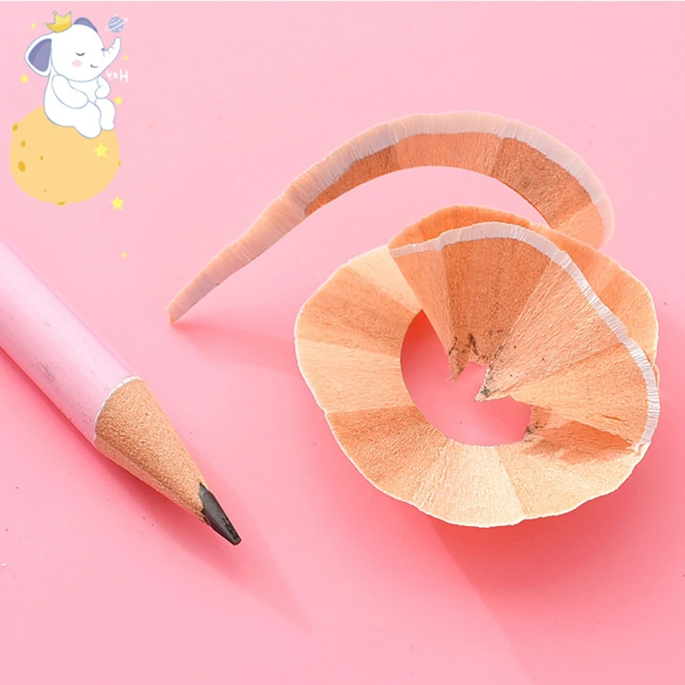 6 шт./компл. мультипликационный кролик в стиле кавай HB деревянные карандаши для детей Рисунок исследование карандаши с зеркалом заднего вида ластик с ластиком подарочный набор канцелярских принадлежностей