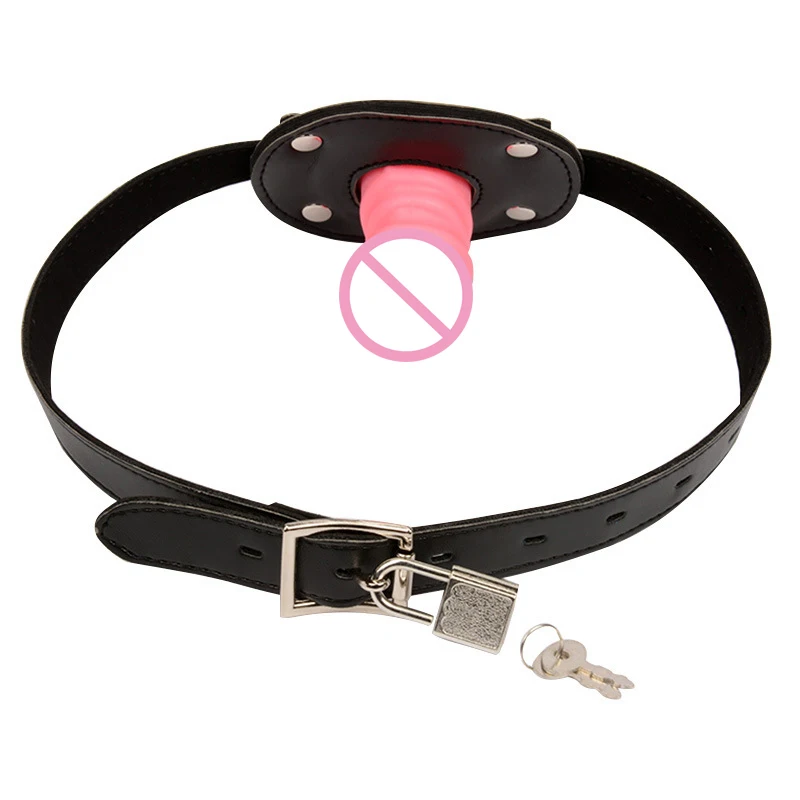 Из искусственной кожи страпон пенис оральный вибратор штекер открытый рот кляп