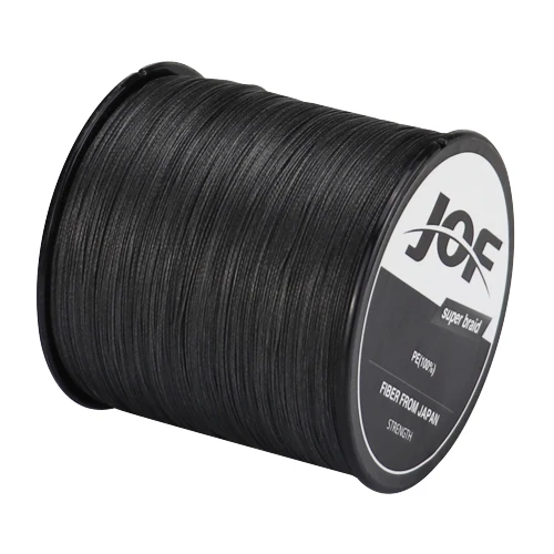 JOF Pesca 4 Strands Braided PE Fishing Line 300M Fly Wire Multifilament Carp Wire Japan Multicolor Tool Sea Line Super Strong black
