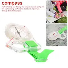 Открытый профессиональный компас с использованием большого пальца элитного соревнования ориентирующий компас Портативный Компас Карта Компас со шкалой