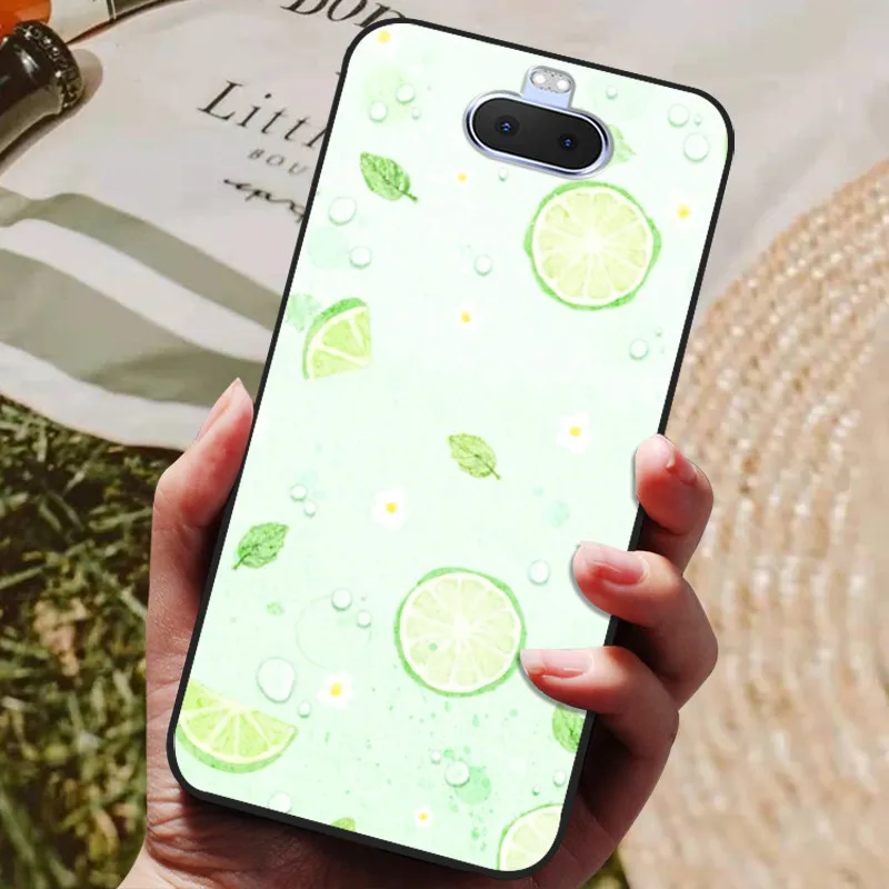 Elegant Black Soft TPU Silicone Phone Case with Bumpers
