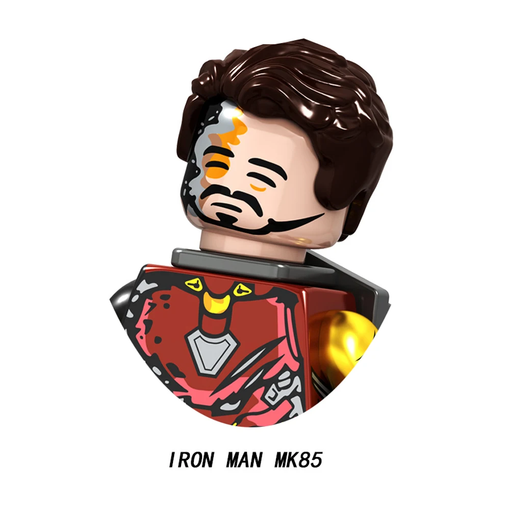 Superhero Iron Man Building Blocks Bricks Pepper Ultron Tony Stark Mark War Machine Action Figures Kids Toys Christmas Gifts
