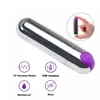 USB Recharge Strong Adult Sex Toys Product Bullet Vibrator 10 Speed Vibrating Mini Shape Waterproof G-spot Massage Stimulator 1