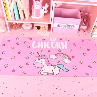 1 шт мультфильм Мелодия девушка из искусственной кожи блюдо еды/кофе/чашки коврик стол PC настольные коврики - Цвет: design 6