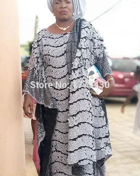 

african Lace Fabric for wedding with sequin Latest Nigerian French tulle Lace High Quality African tulle Lace Fabric For dresses